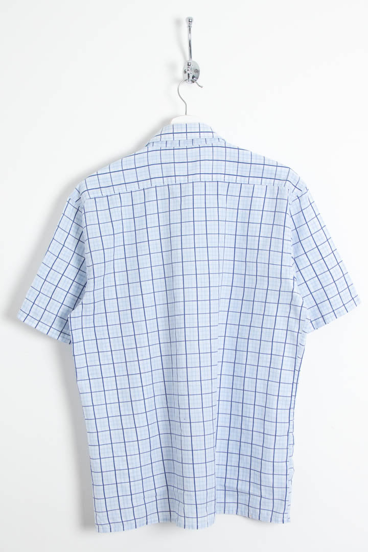 Image of YSL Short Sleeve Checkered Shirt (M)
