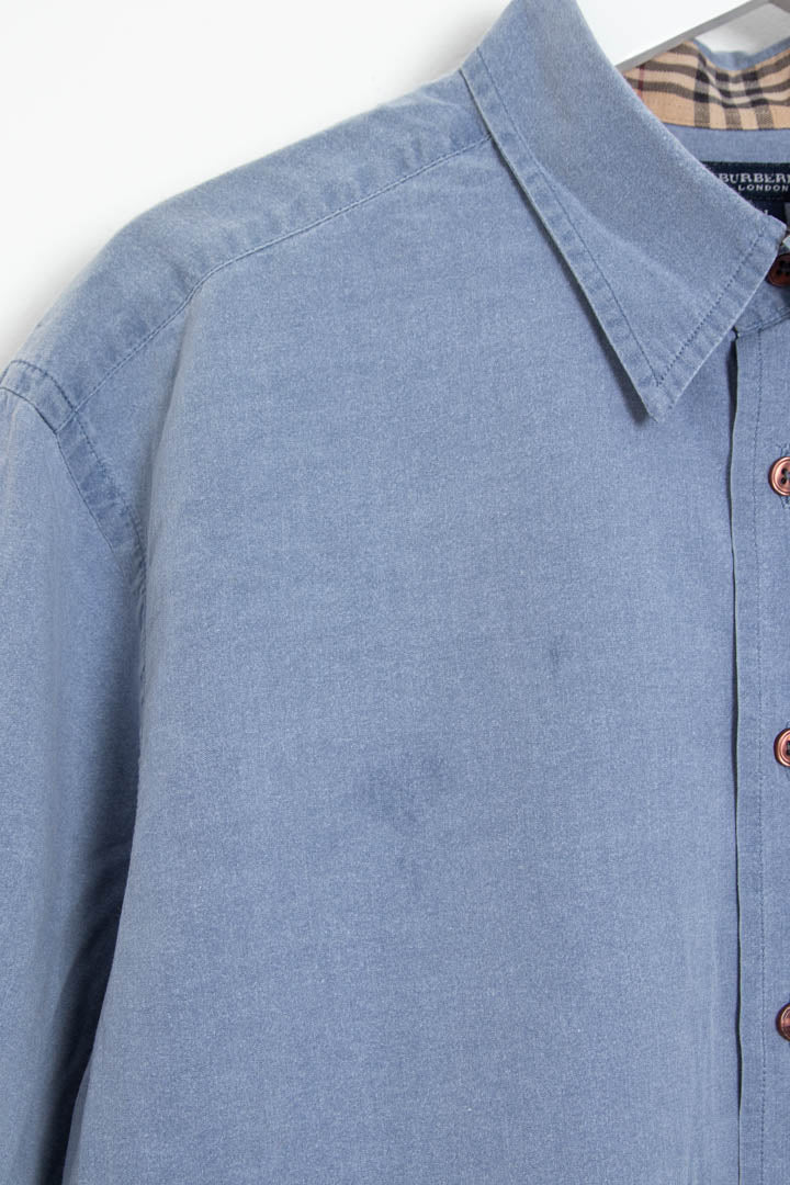 Image of Burberry Short Sleeve Pocket Shirt (L)