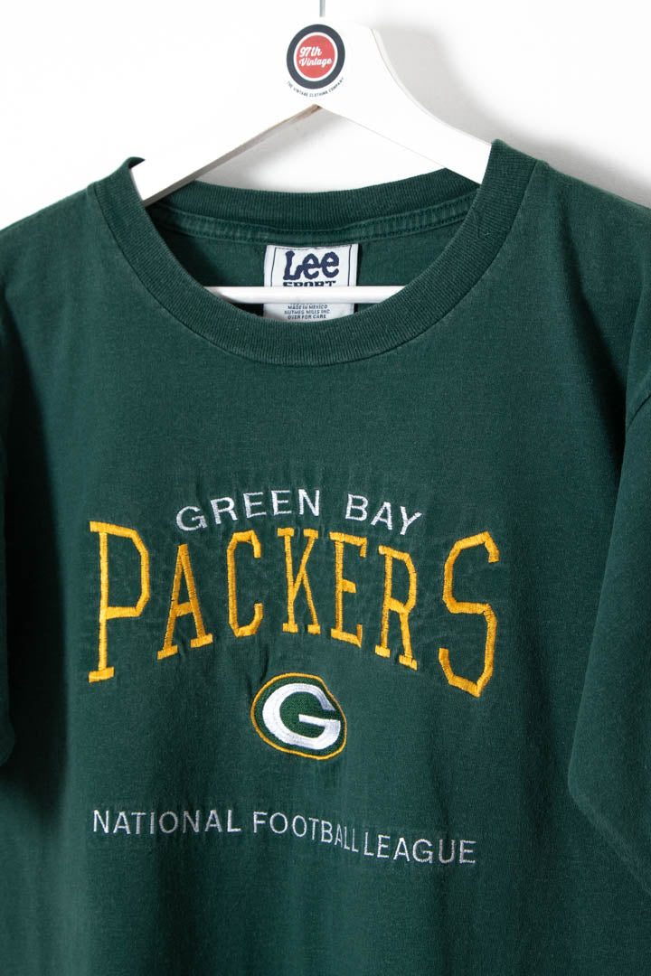 Image of Green Bay Packers NFL Single Stitch Graphic T-Shirt (S)