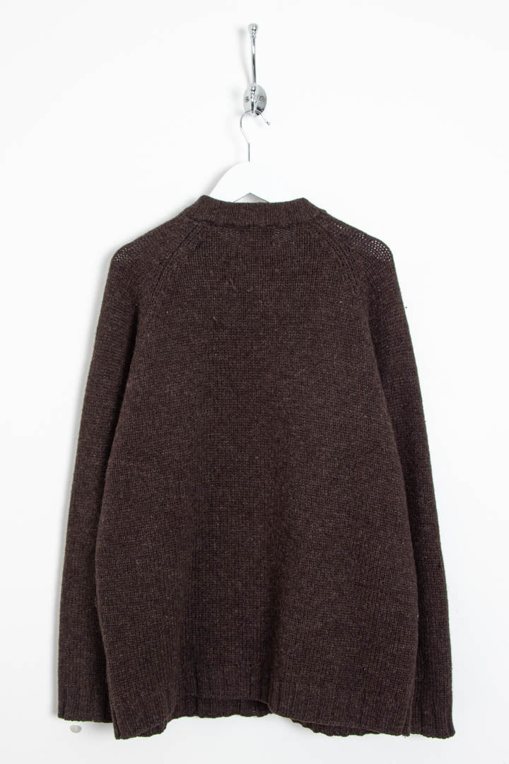 Image of Iceberg Zip Through Wool Jumper (L)