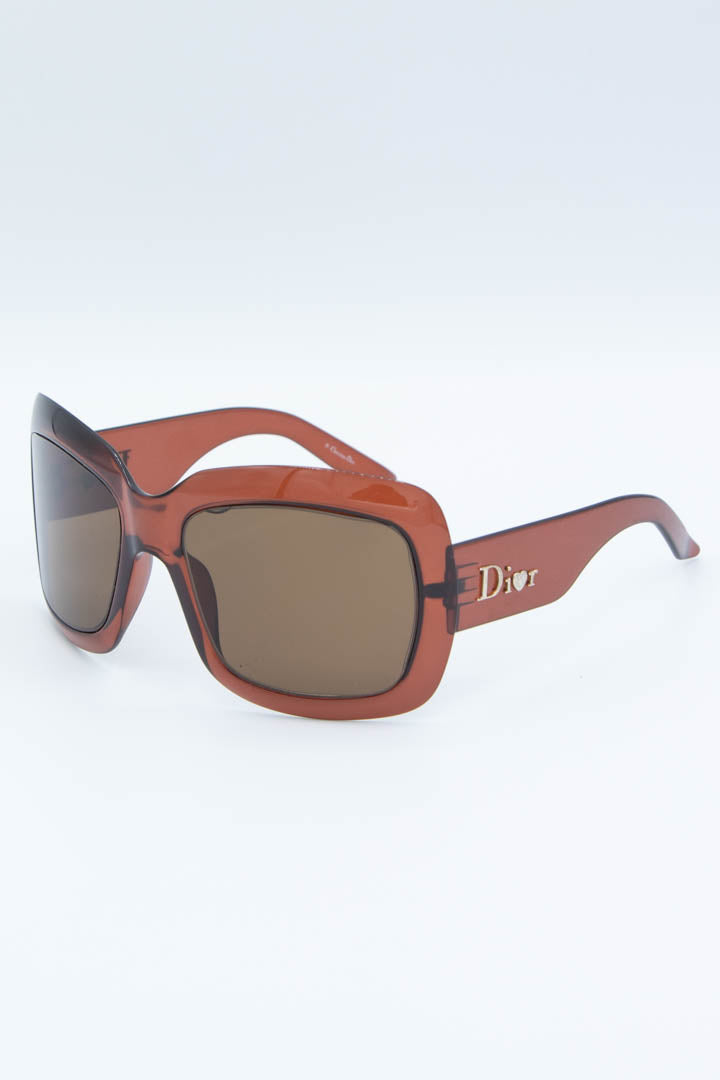 Image of Women's Christian Dior Extralight 1 Oversized Square Sunglasses