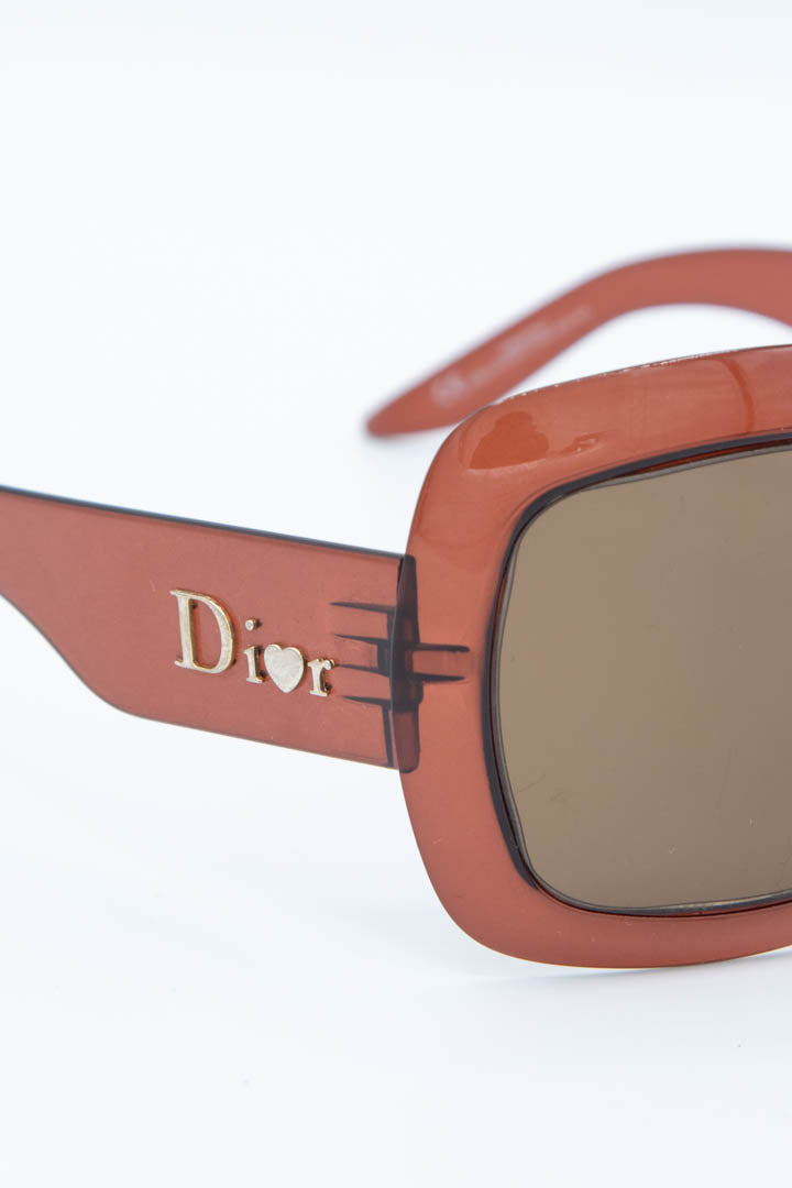 Image of Women's Christian Dior Extralight 1 Oversized Square Sunglasses