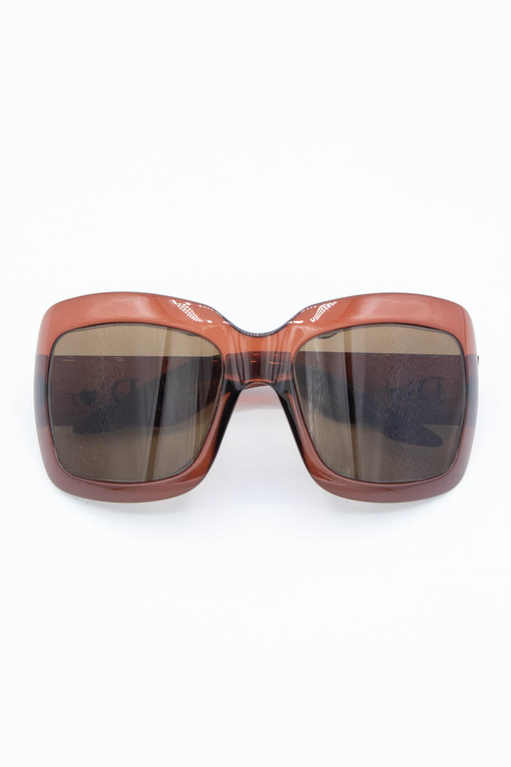 Image of Women's Christian Dior Extralight 1 Oversized Square Sunglasses