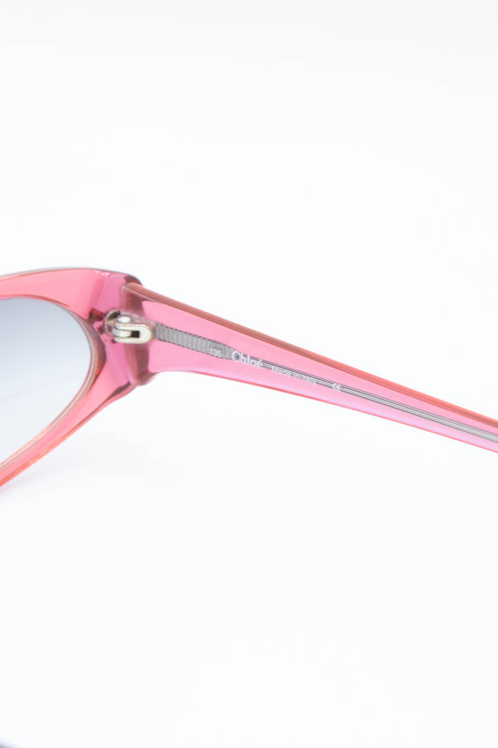 Image of Women's Chloé Rectangular Rhinestone Sunglasses 83S