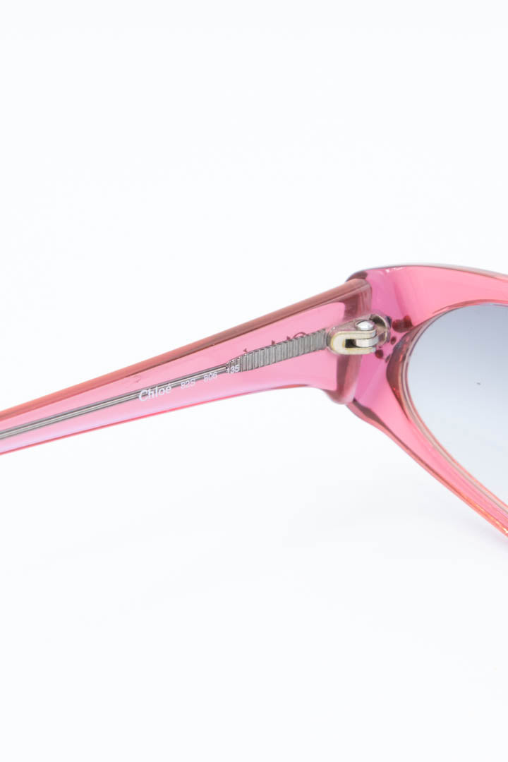 Image of Women's Chloé Rectangular Rhinestone Sunglasses 83S
