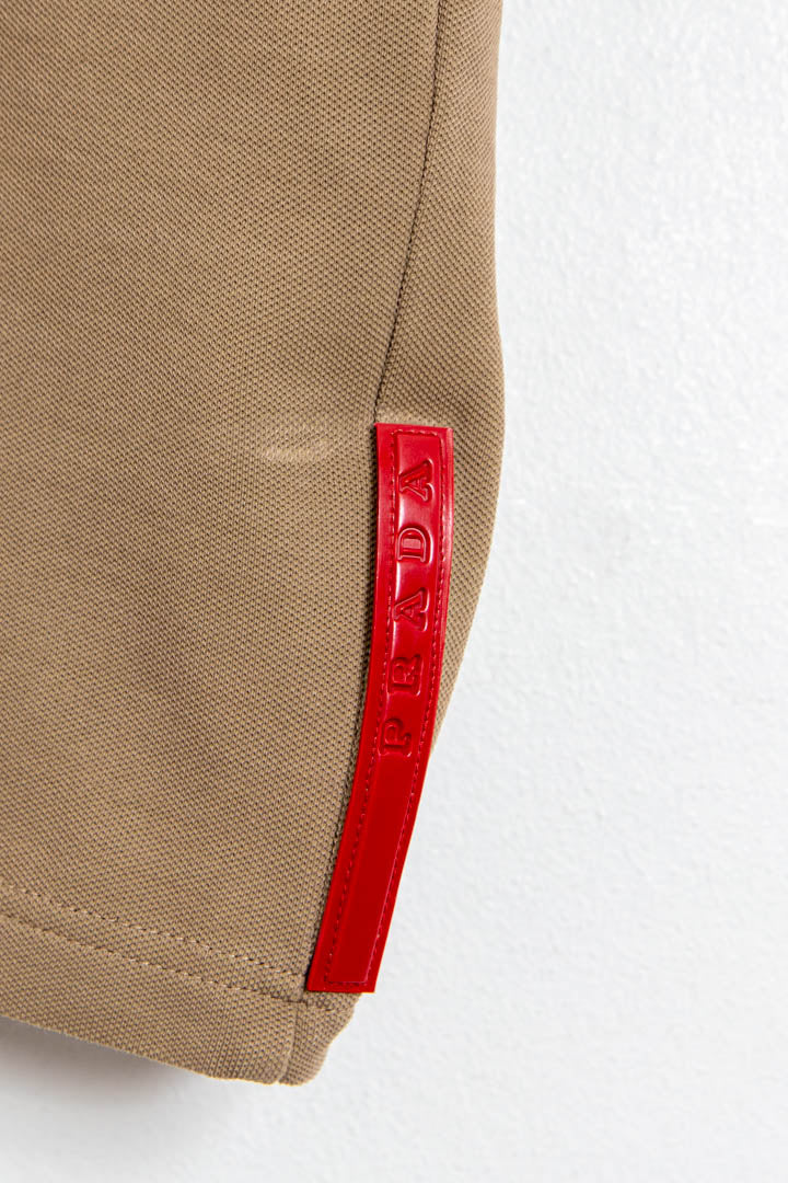 Image of Prada 1/4 Zip Polo Shirt (M)