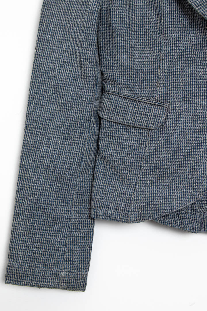 Image of Women's Armani Jeans Houndstooth Blazer Jacket (XS)