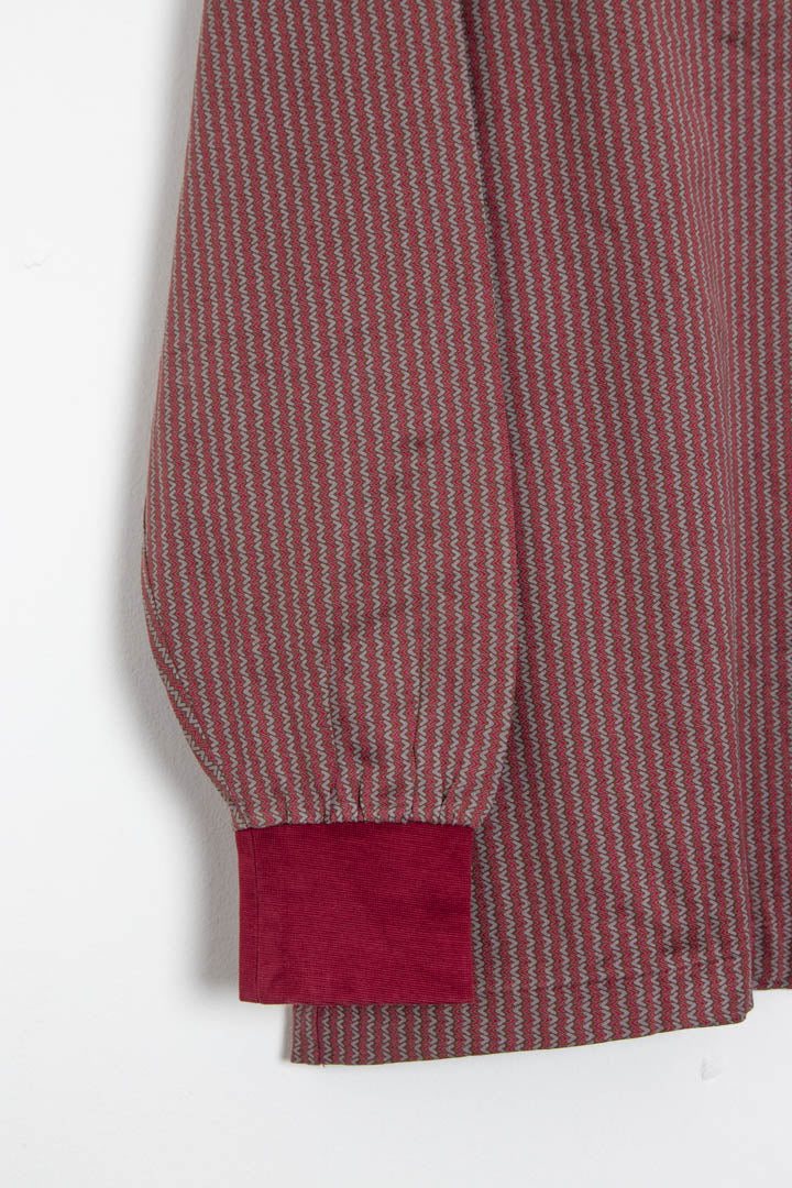 Image of Balenciaga 1/4 Zip Long Sleeve Polo Shirt (M)