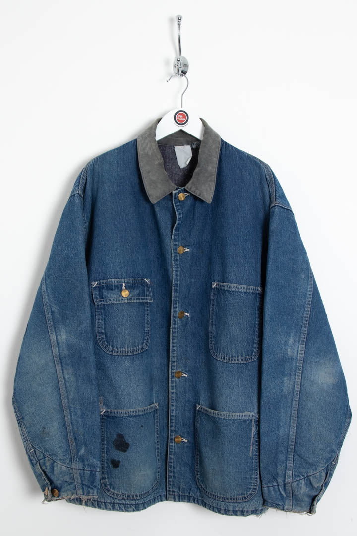 Carhartt 81B Blanket Lined Denim Chore Jacket (XL) – 97th Vintage