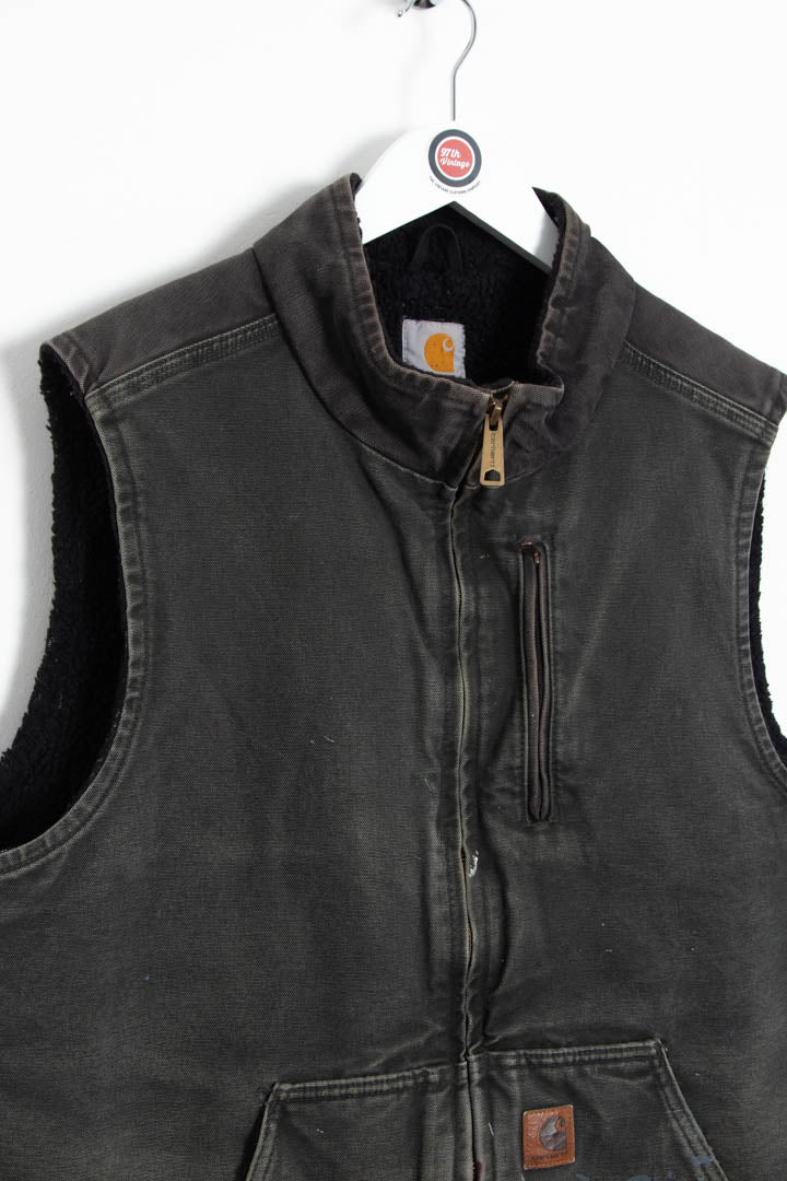 Image of Carhartt V33 Duck Canvas Vest (L)