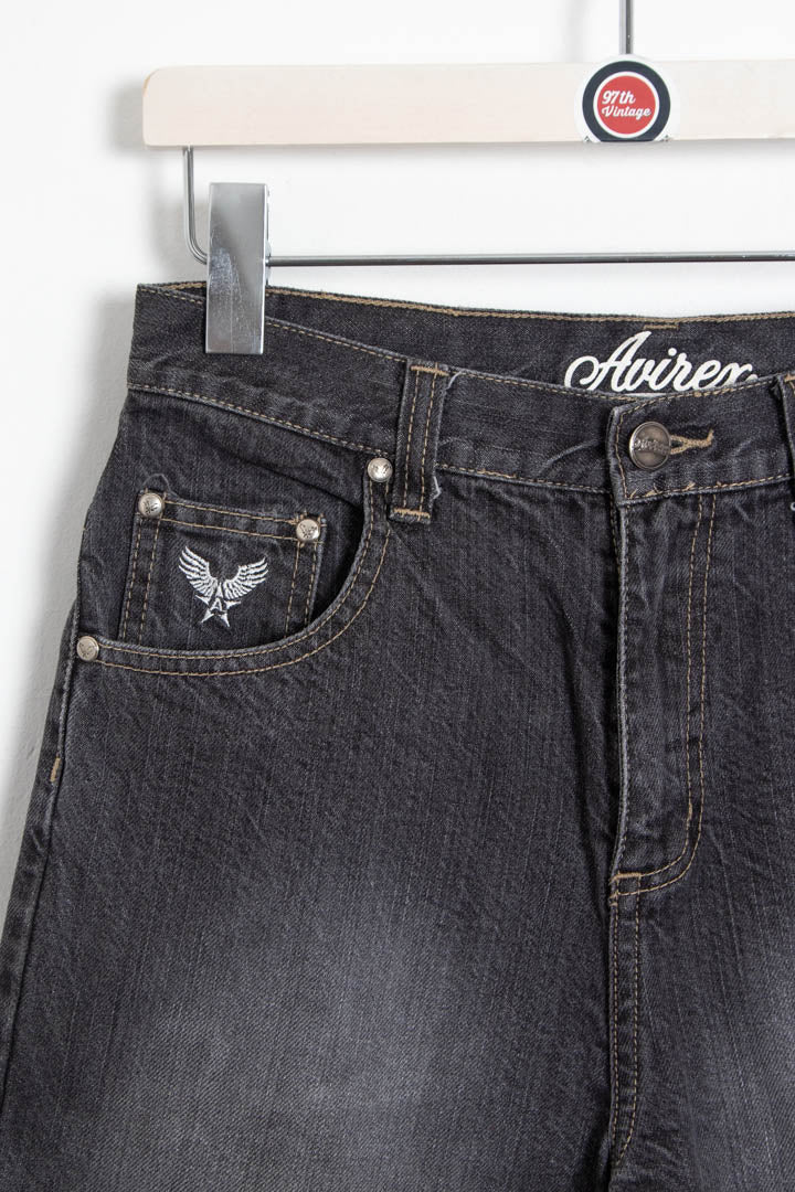 Image of Avirex Denim Jorts (XS)