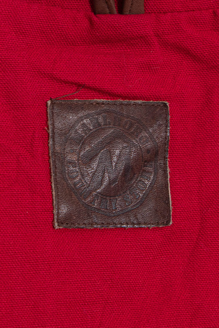 Image of Marlboro Leather Canvas Parka Coat (XL)