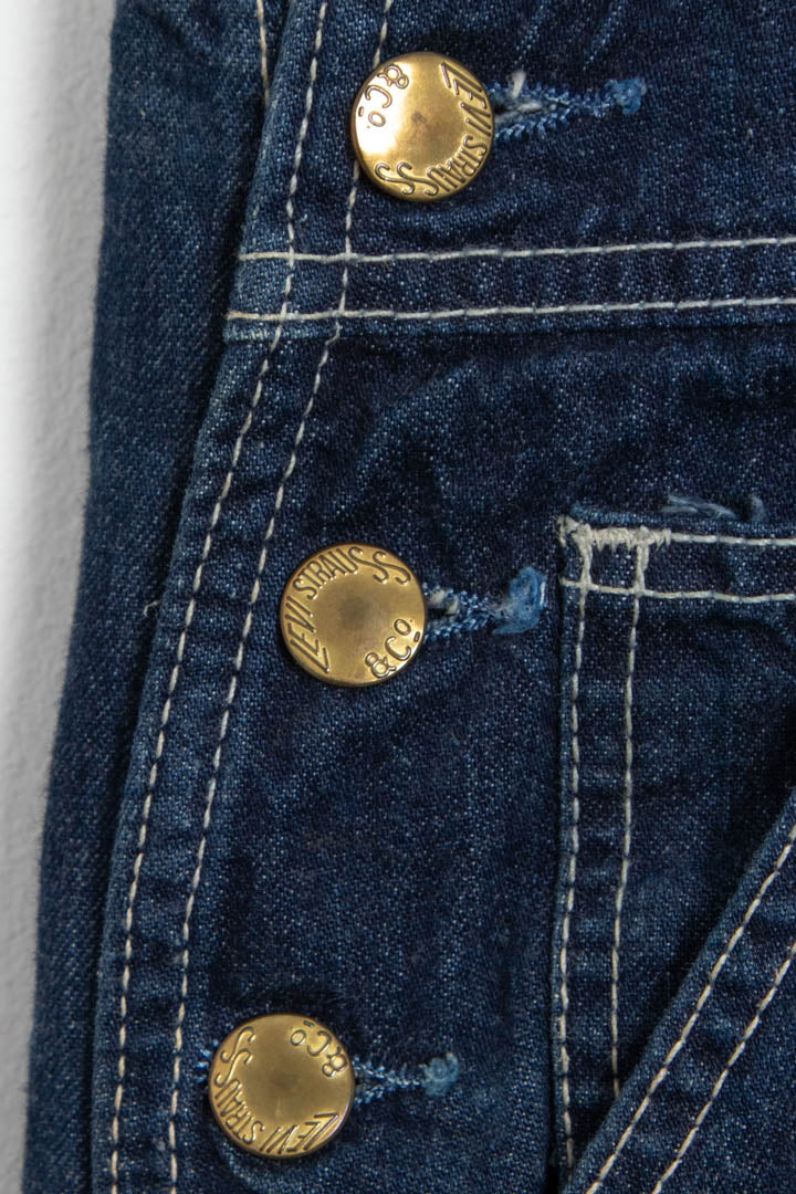 Image of Women's 1998 Levi's Orange Tab Denim Dungarees (UK 6)