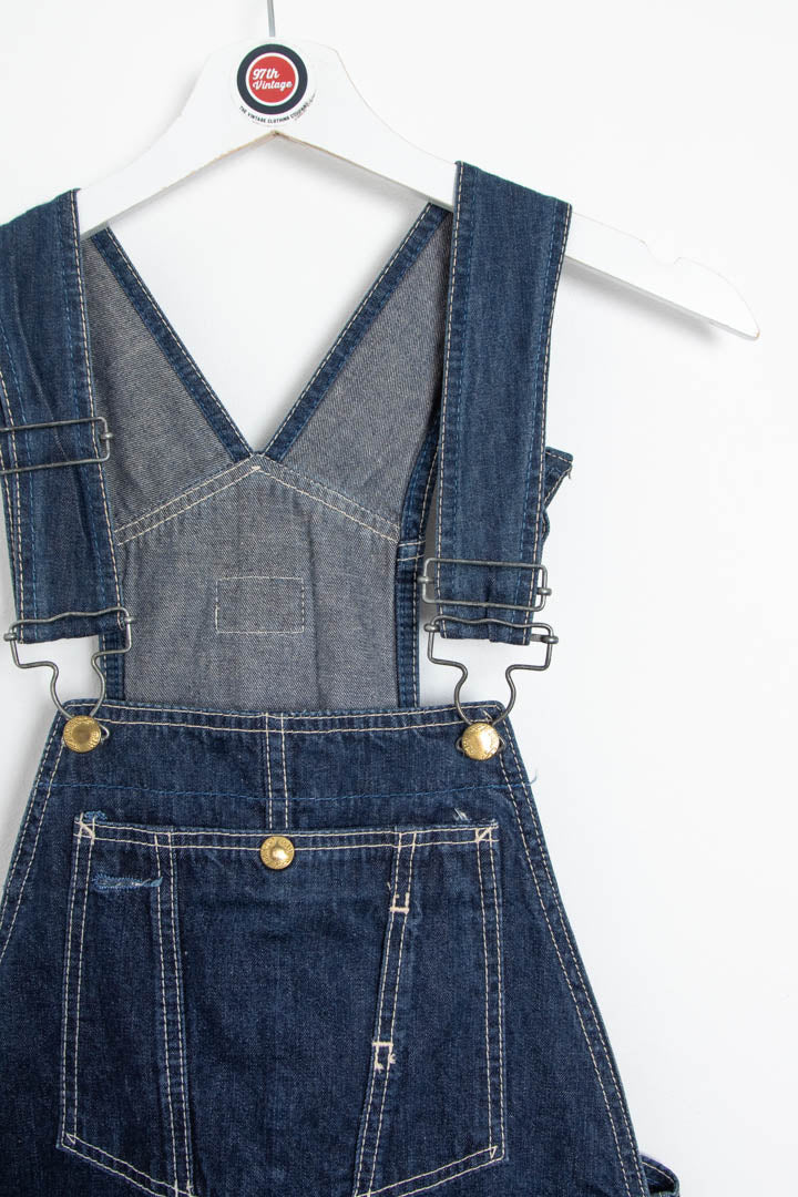 Image of Women's 1998 Levi's Orange Tab Denim Dungarees (UK 6)