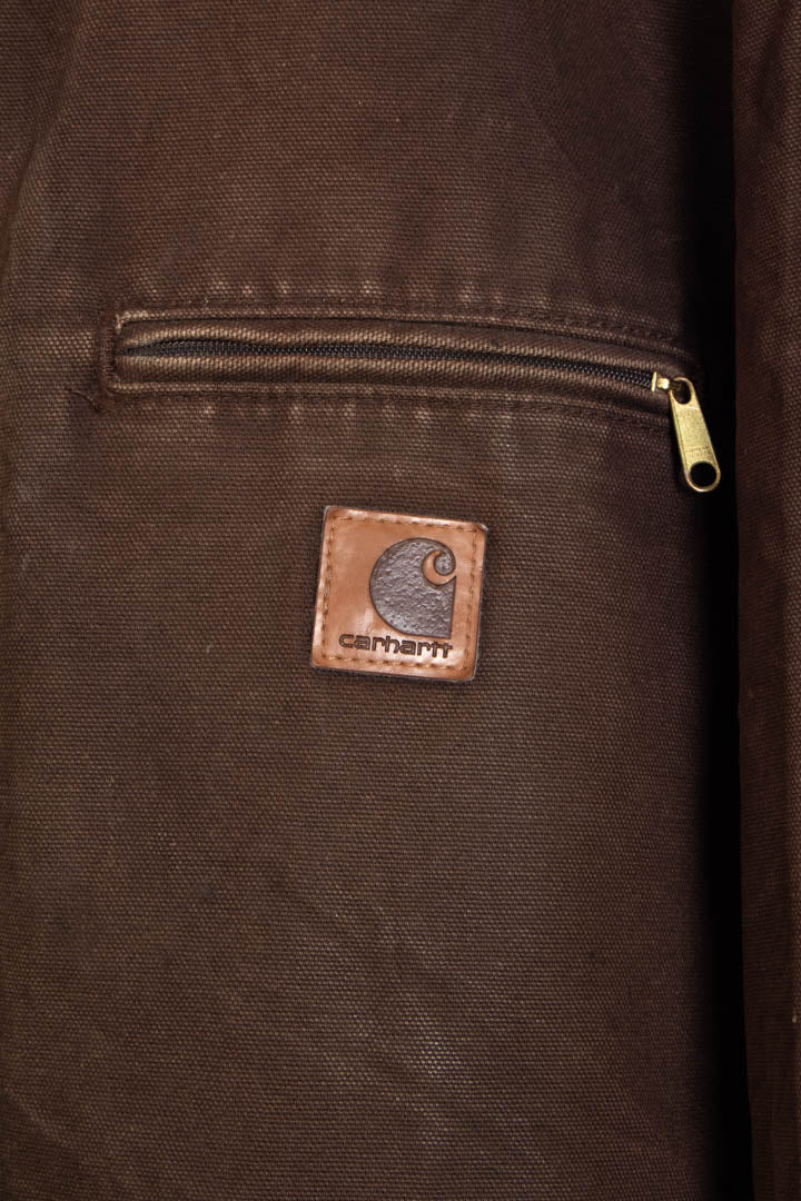 Image of Carhartt J141 Duck Canvas Hooded Sierra Jacket (XXL)