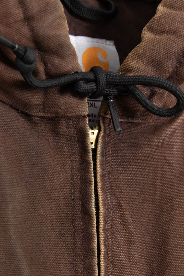 Image of Carhartt J141 Duck Canvas Hooded Sierra Jacket (XXL)