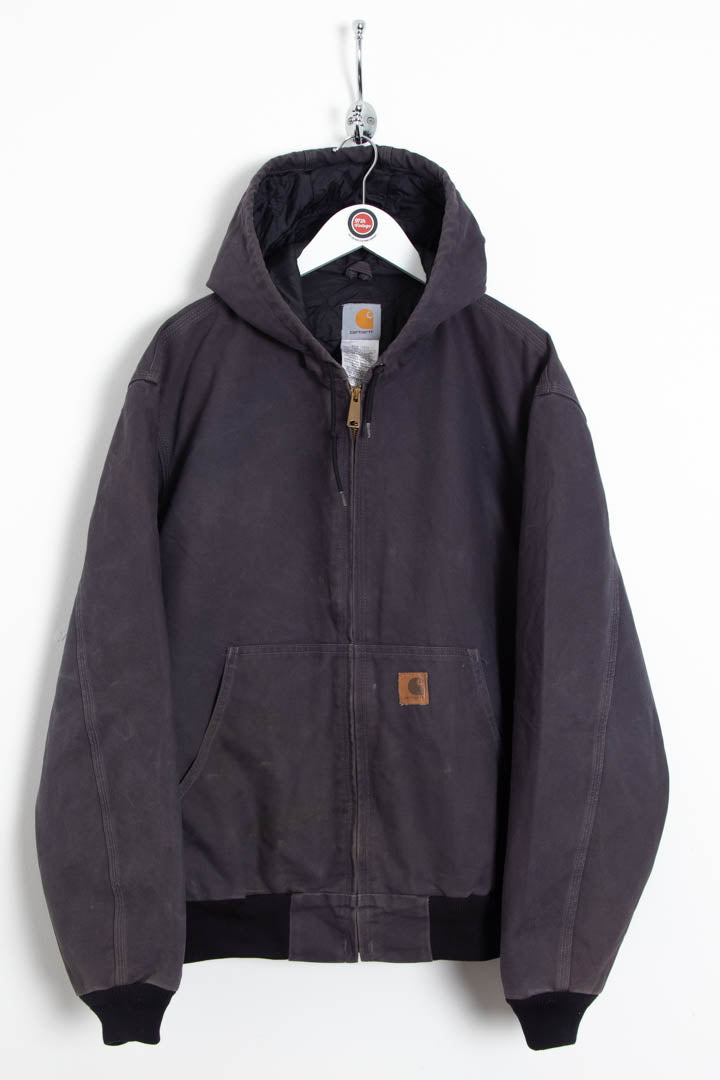 Image of Carhartt J247 Duck Canvas Active Hooded Jacket (L)