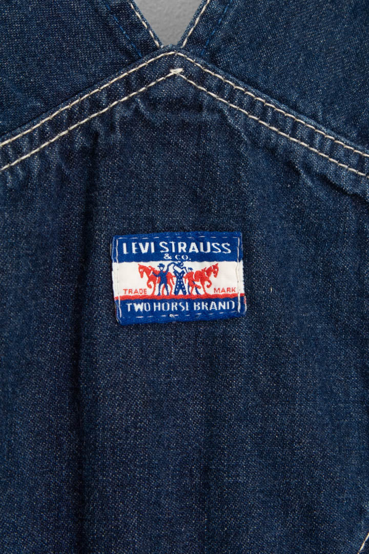 Image of Women's 1998 Levi's Orange Tab Denim Dungarees (UK 6)