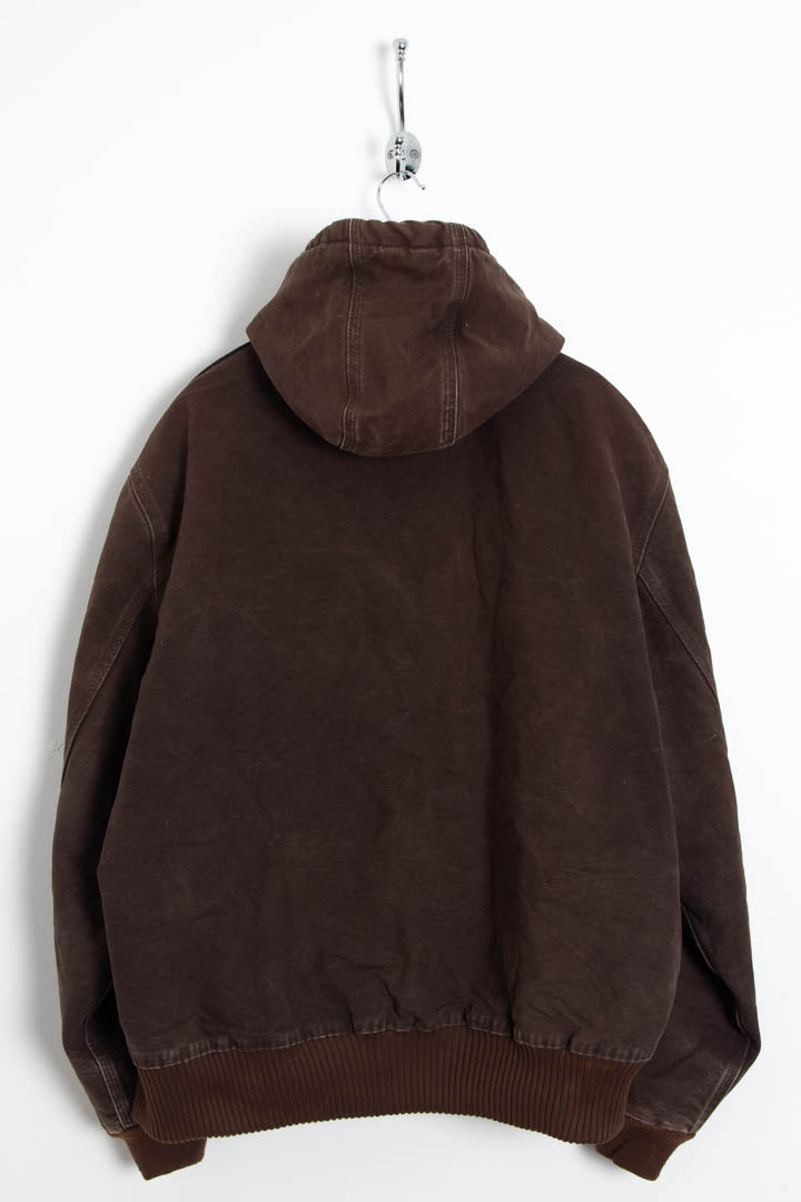 Image of Carhartt J130 Duck Canvas Active Hooded Jacket (L)