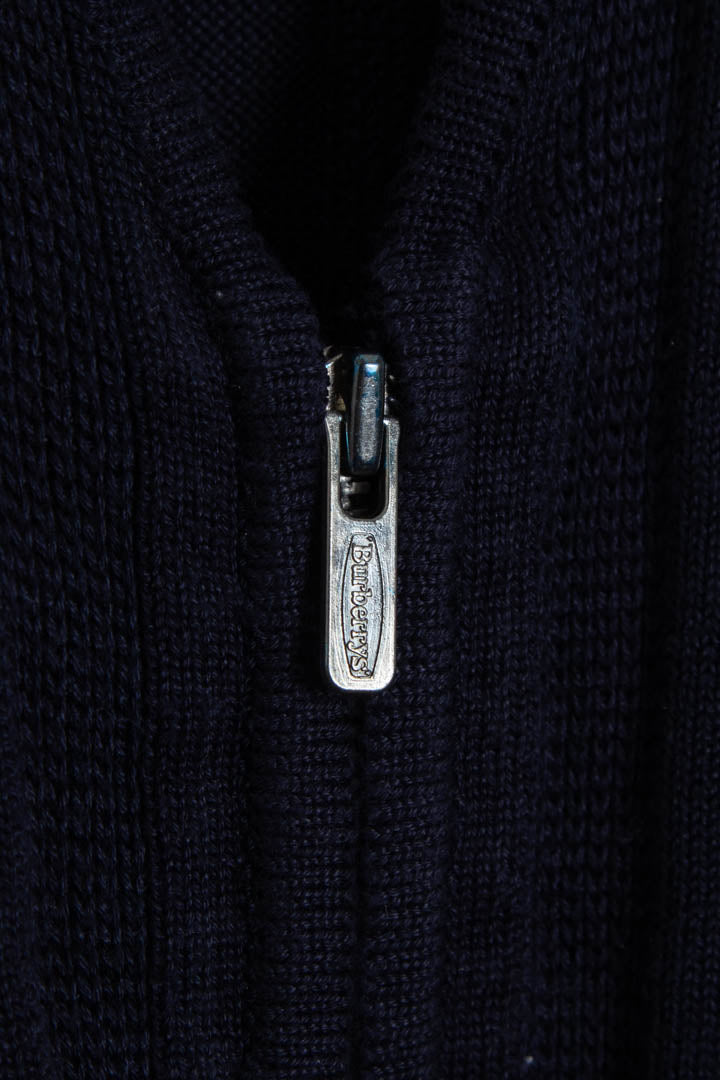 Image of Burberry Golf Zip Through Sweater Vest (L)