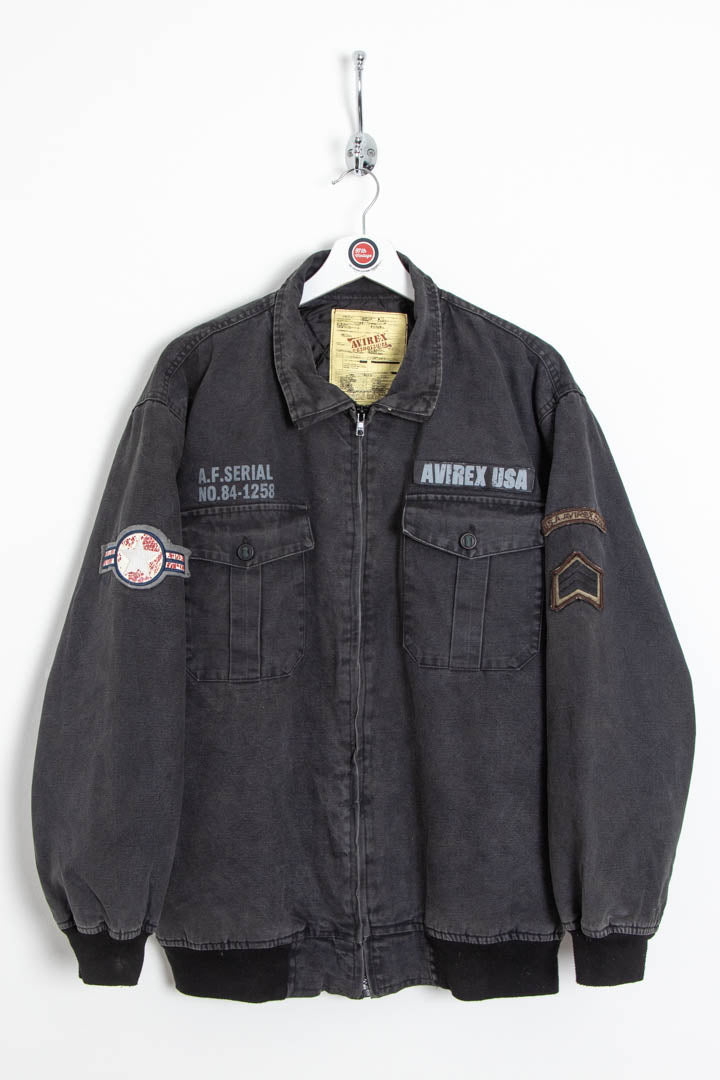 Image of Avirex Quilted Bomber Jacket (L)
