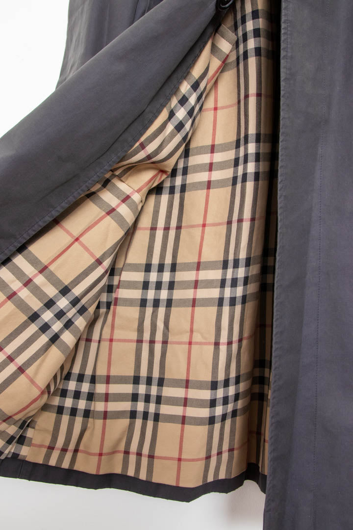 Image of Burberry Nova Check Lined Trench Coat (XXL)