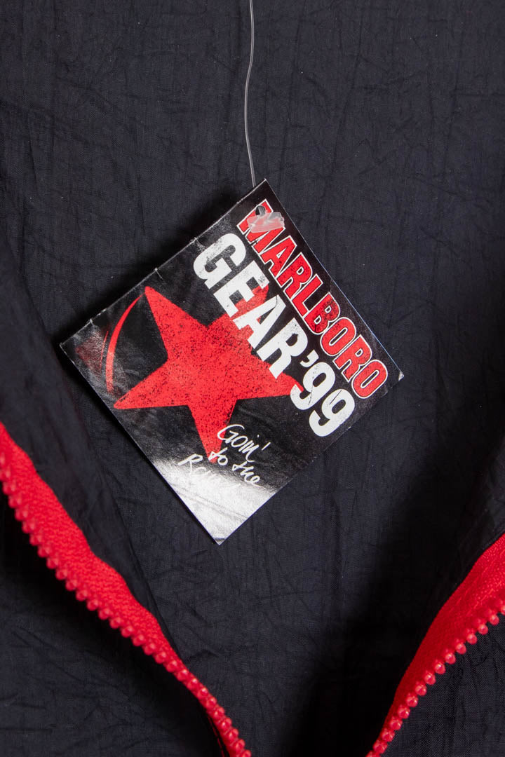 Image of 1999 BNWT Marlboro 1/4 Zip Windbreaker Jacket (L)
