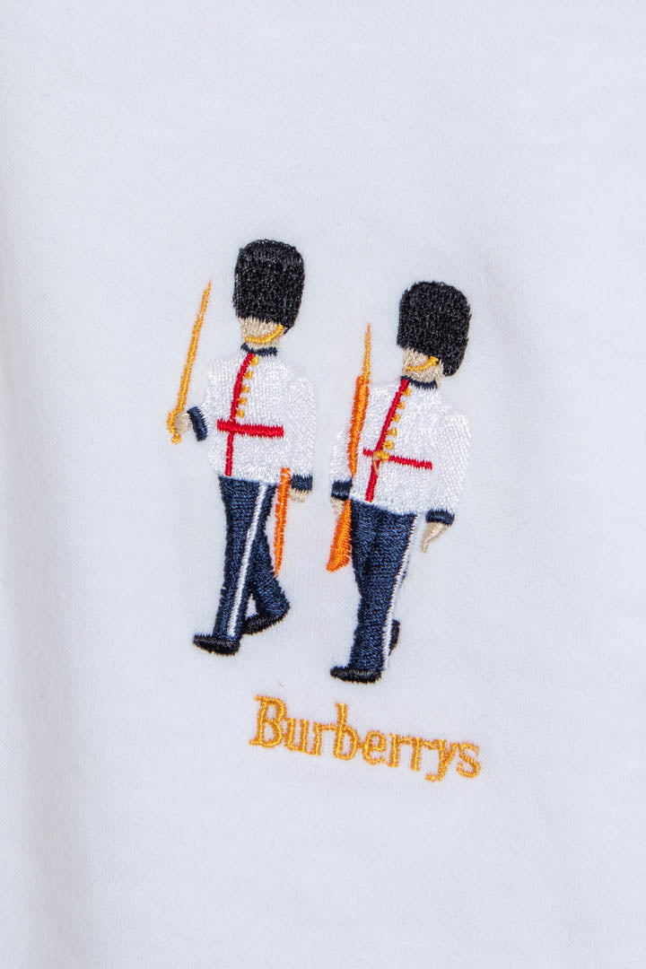 Image of Burberry Long Sleeve Polo Shirt (S)
