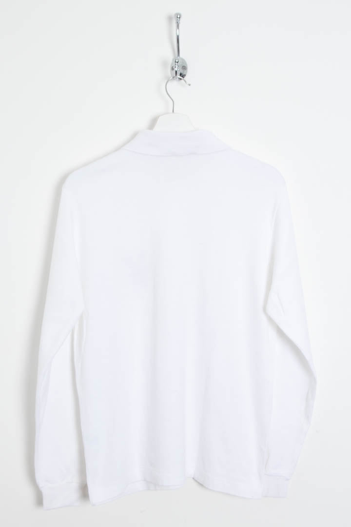 Image of Burberry Long Sleeve Polo Shirt (S)
