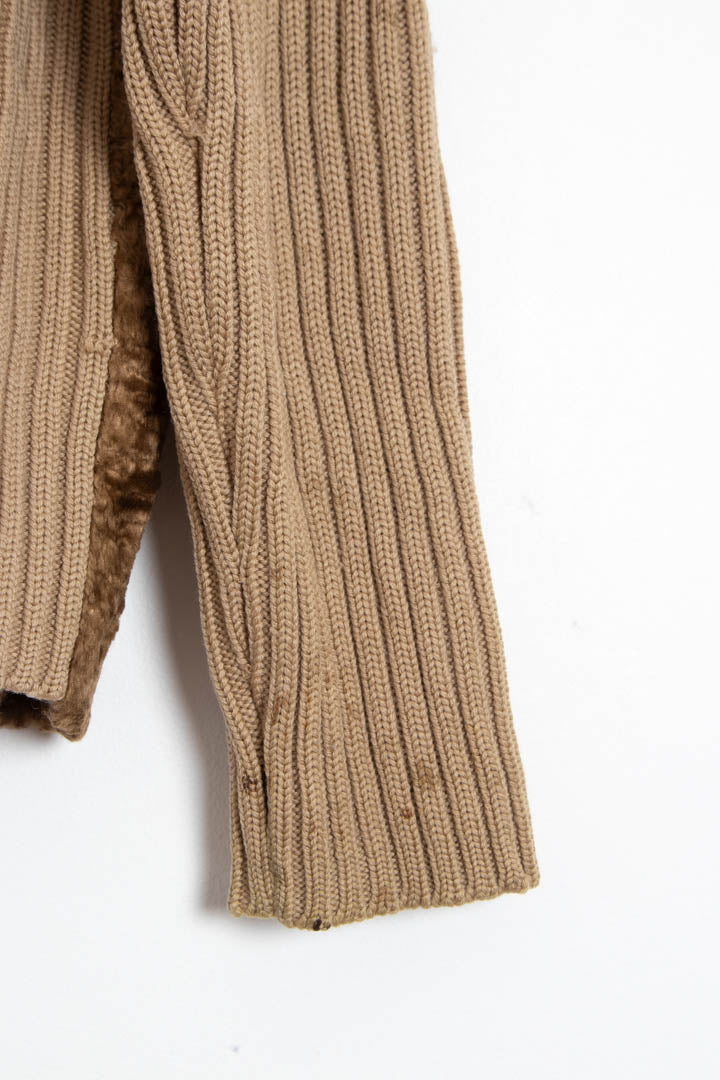 Image of Women's Burberry Zip Through Faux Fur Cardigan (M)