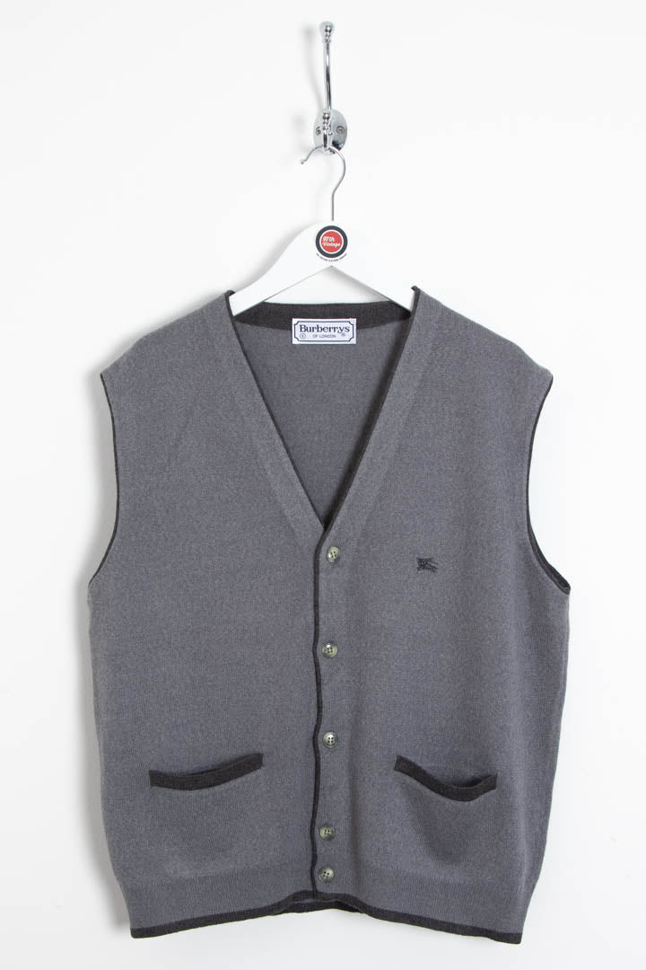 Image of Burberry Button Up Sweater Vest (S)