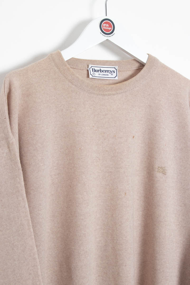Image of Burberry Crew Neck Wool Jumper (M)