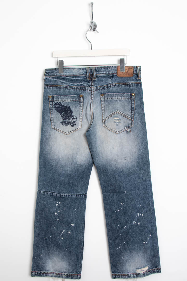 Image of Armani Distressed Denim Jeans (W33 x L28)
