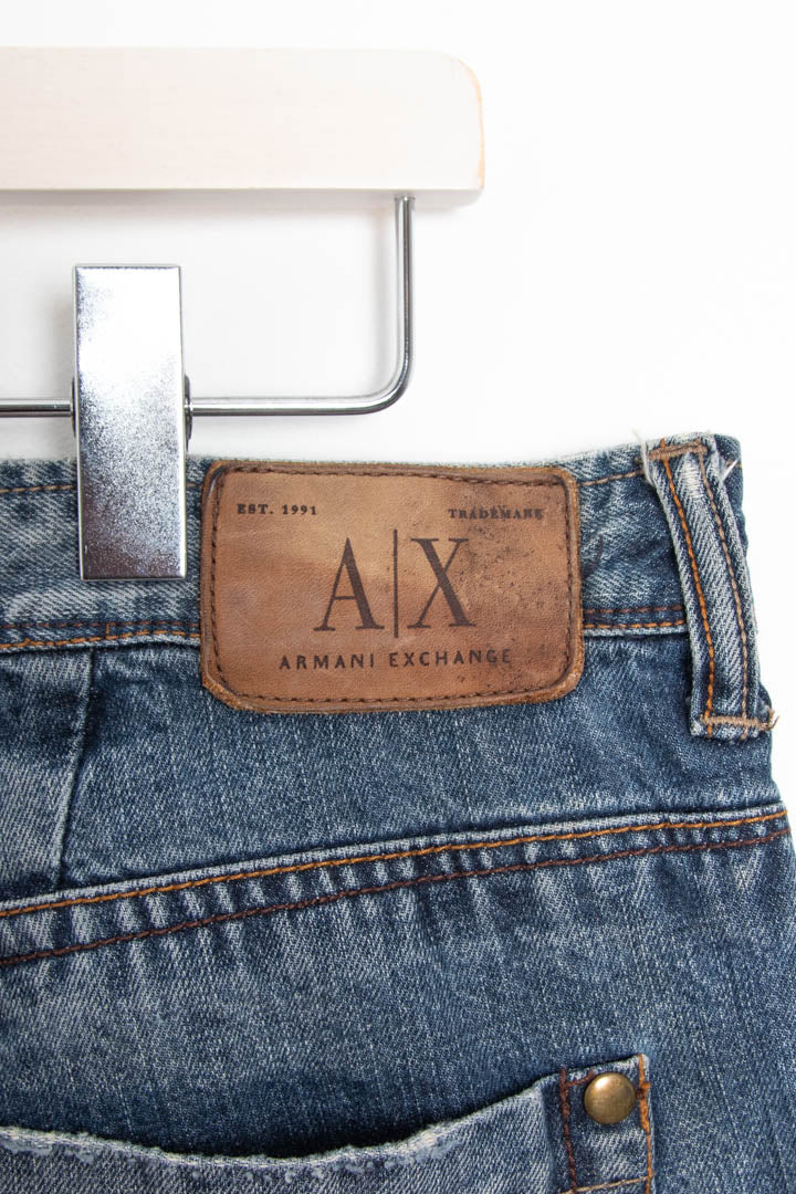 Image of Armani Distressed Denim Jeans (W33 x L28)