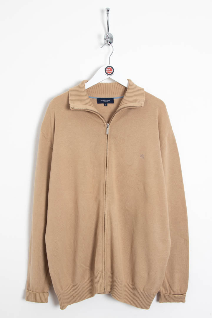 Image of Burberry Zip Through Knitted Jumper (XXL)