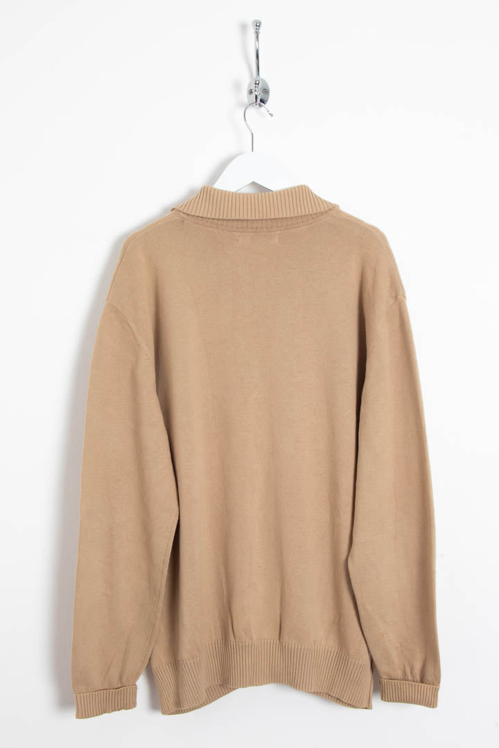 Image of Burberry Zip Through Knitted Jumper (XXL)