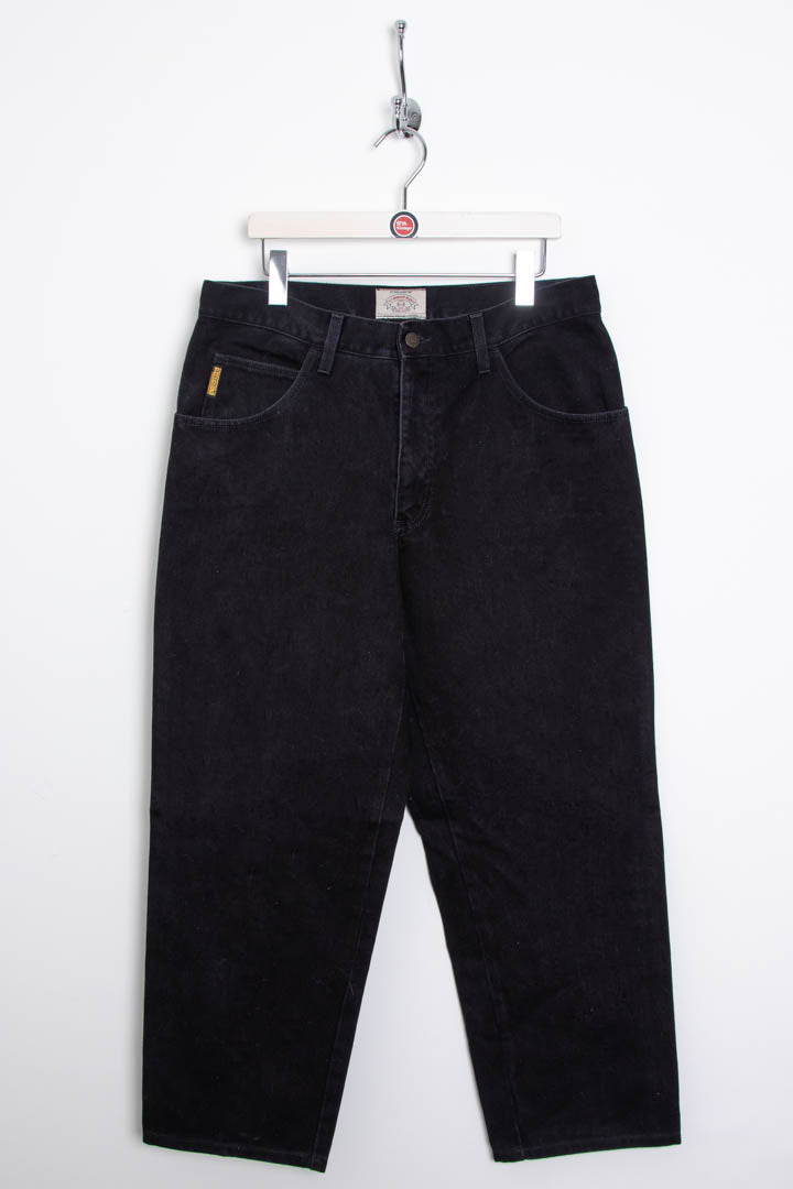 パンツ archive ARMANI JEANS baggy denims black Armani Baggy Denim Jeans (W34 x L30) – 97th Vintage