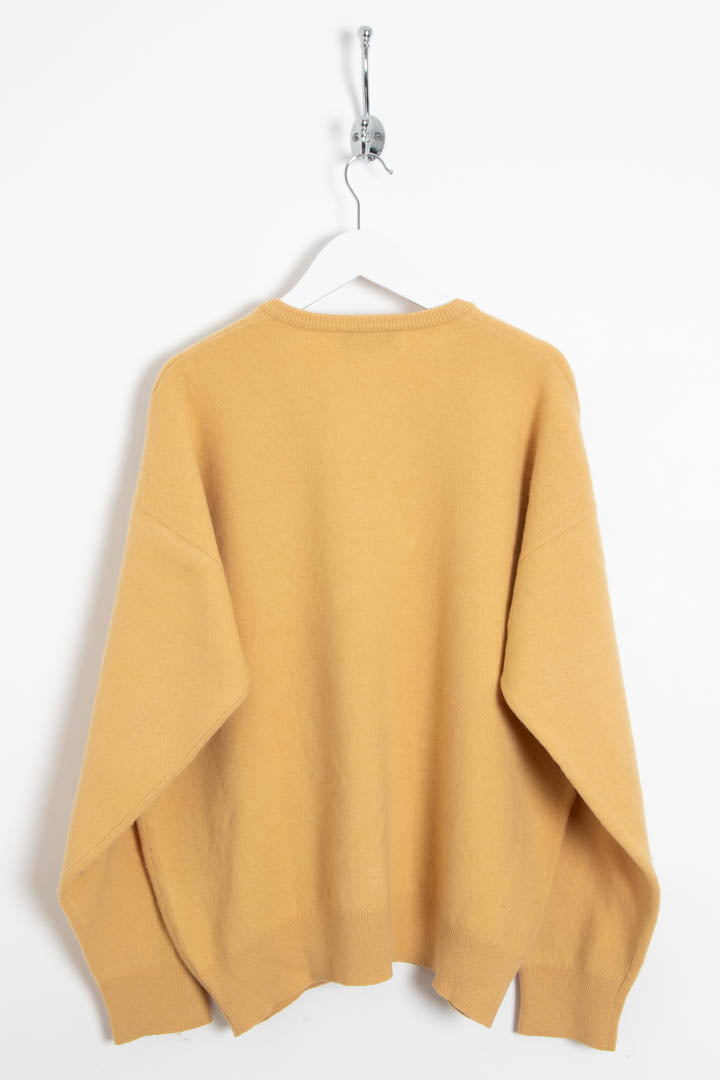 Image of Burberry V Neck Wool Jumper (L)