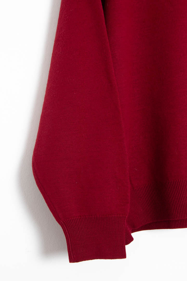 Image of Women's Burberry V Neck Wool Jumper (S)