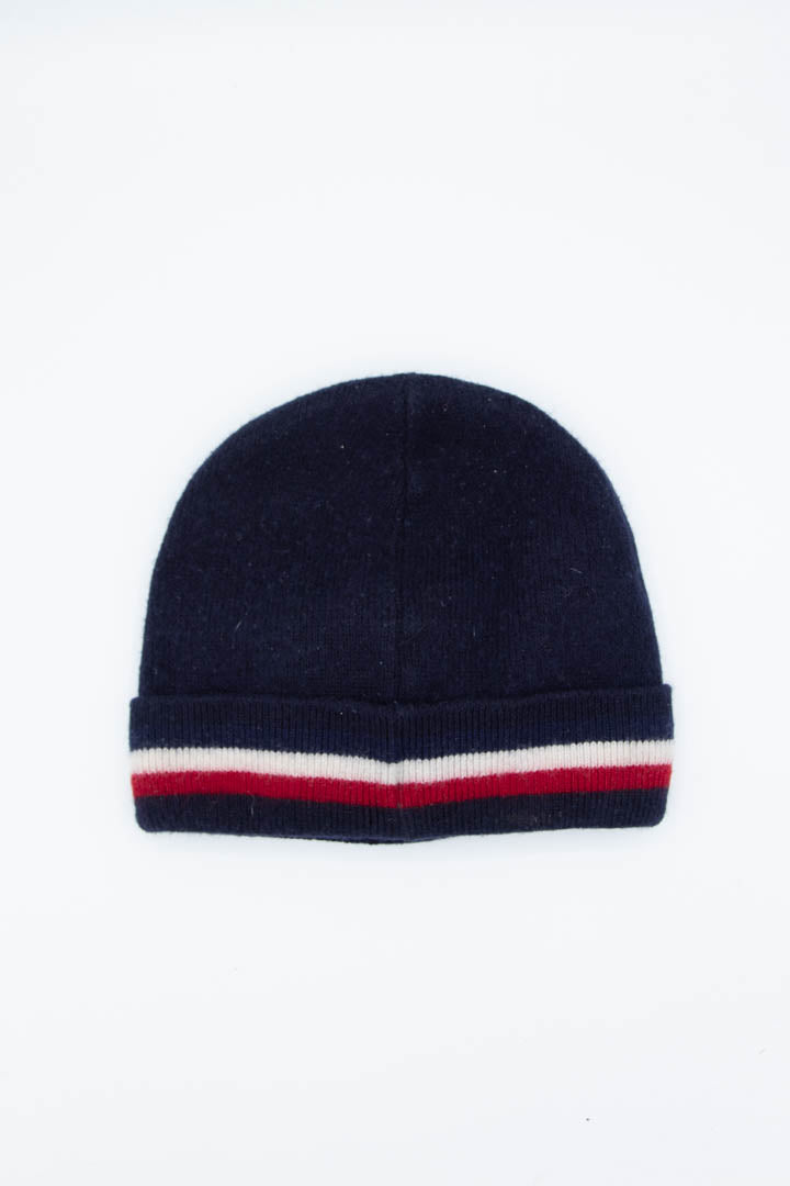 Image of Kids Moncler Tricolor Wool Beanie (Age 10-12)
