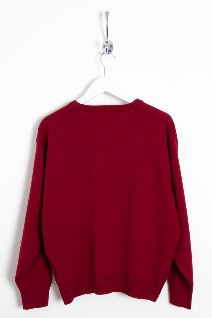 Image of Women's Burberry V Neck Wool Jumper (S)
