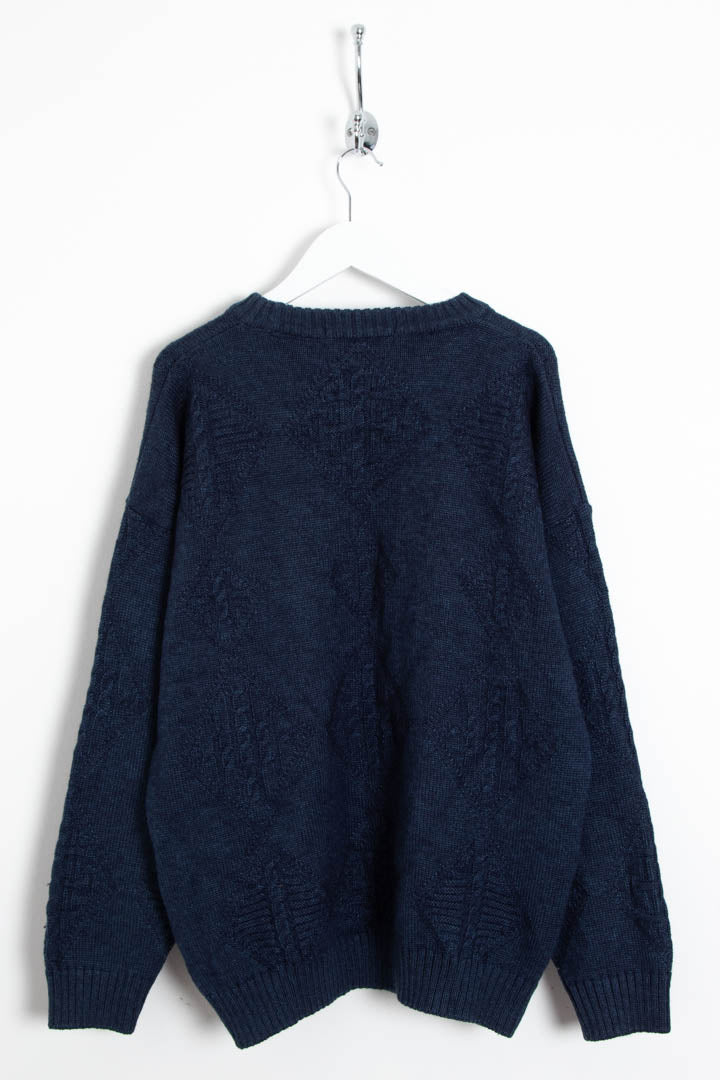 Image of Burberry Crew Neck Wool Jumper (XL)