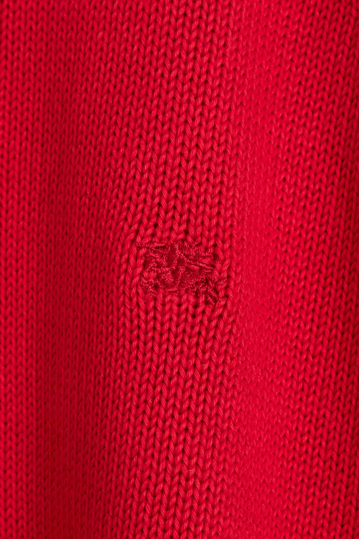 Image of Burberry 1/4 Zip Knitted Jumper (XL)