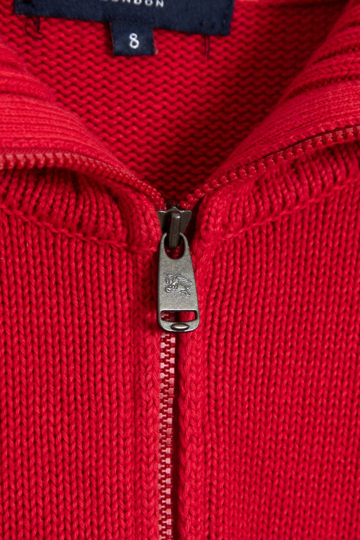 Image of Burberry 1/4 Zip Knitted Jumper (XL)