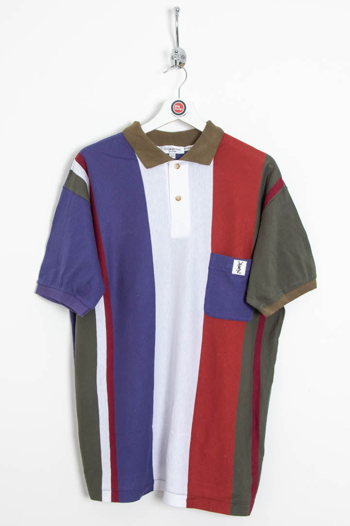Image of YSL Short Sleeve Polo Shirt (L)