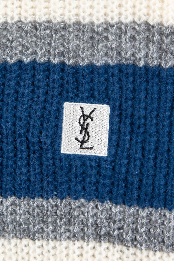 Image of YSL Knitted Crew Neck Jumper (S)