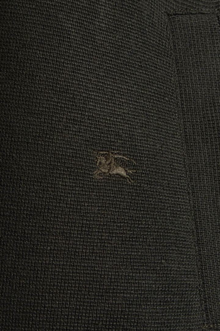 Image of Burberry Zip Up Wool Jumper (XXL)