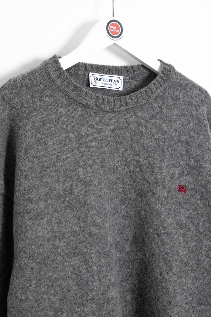 Image of Burberry Crew Neck Wool Jumper (S)