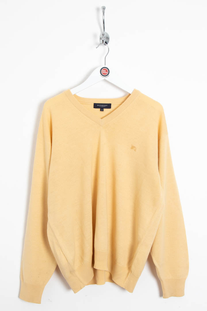 Image of Burberry V Neck Wool Jumper (S)