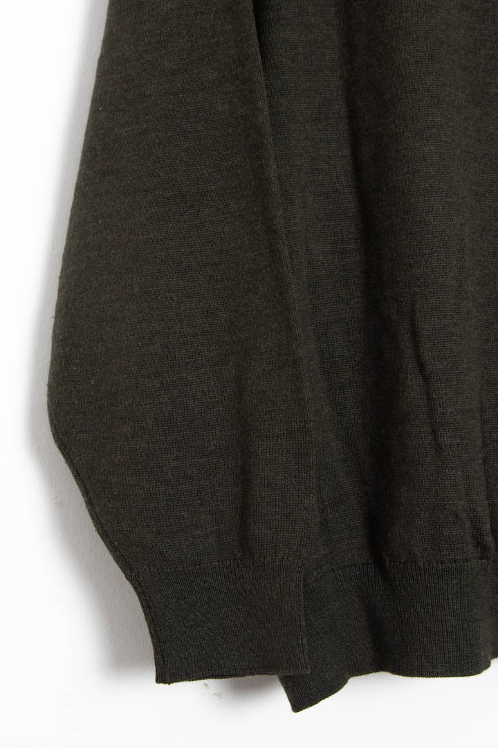 Image of Burberry Knitted Polo Jumper (L)